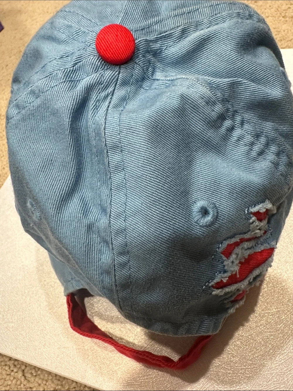 Stitch Wuz Here Youth Baseball Cap